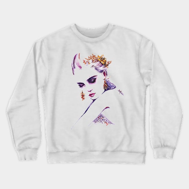 Fleur Crewneck Sweatshirt by anadeestyle